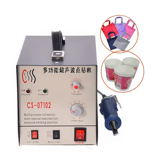 China Machine Factory Ultrasonic Portable Hot Fix Rhinestone Machine