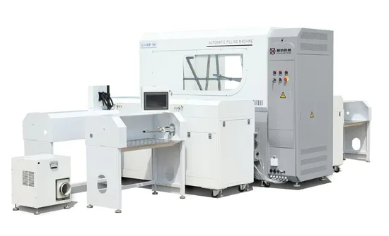 Fully Automatic High Accuracy Weighing Down Feather Filling Machine
