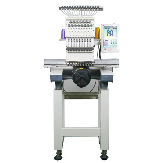 Single Head 12 15 Needles T-Shirt Hat Cap Logo Computer Reads Multiple Design Formats Computerized Embroidery Machine