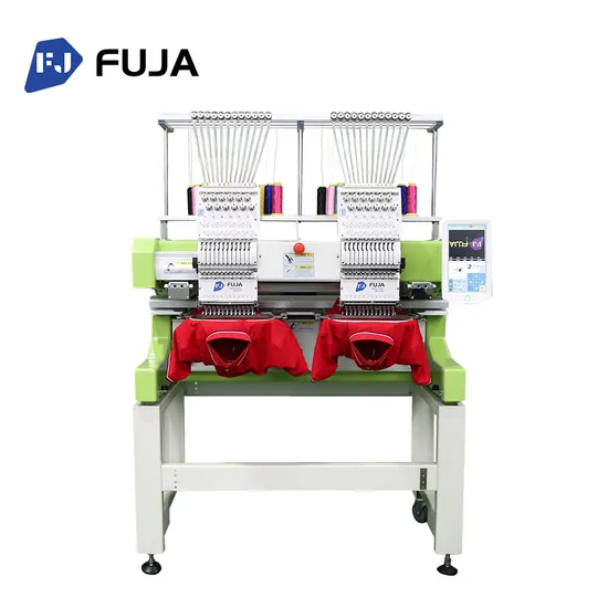 Fuja 2 Heads Computerized Embroidery Machine 15 Needles