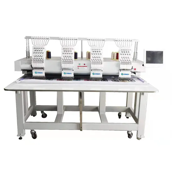 Diseng Automatic 9 15 Needles 4 Heads T-Shirt Cap Embroidery Machine Hat 3D Embroidery Machine in Guangzhou