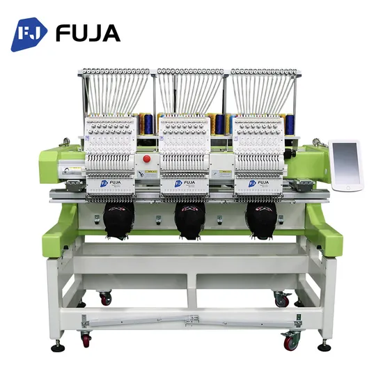 Single Head Computer 12 Needle Industrial Sewing Machine Hat Garment Flat Embroidery Machine Computerized