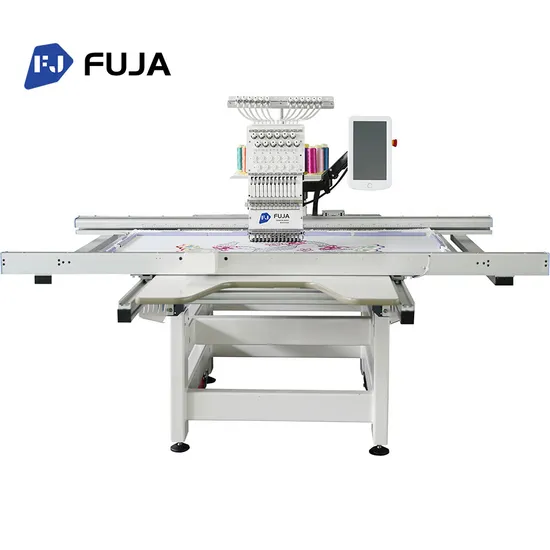 Single Head Business Computerized T-Shirt Embroidery Machine for Flat Embroidery