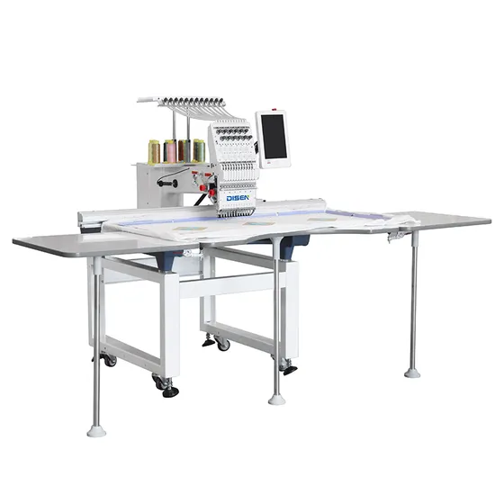 Large Feelt Embroidery Machines 1000mm X 1200mm 1200 X 600 Single Head Embroidery Machine T-Shirts and Caps