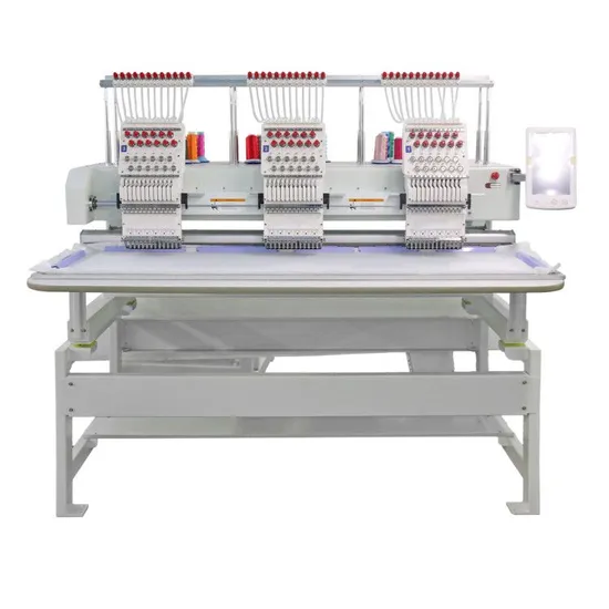 3 Head 12 15 Needles Multi-Function Flat Hat T-Shirt Cap Pr1055X Pr1050X PE800 Pr670e Multi-Head Computerized Embroidery Machine