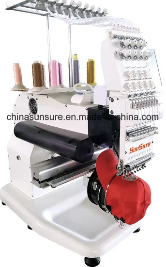 Compact Single Head Embroidery Machine