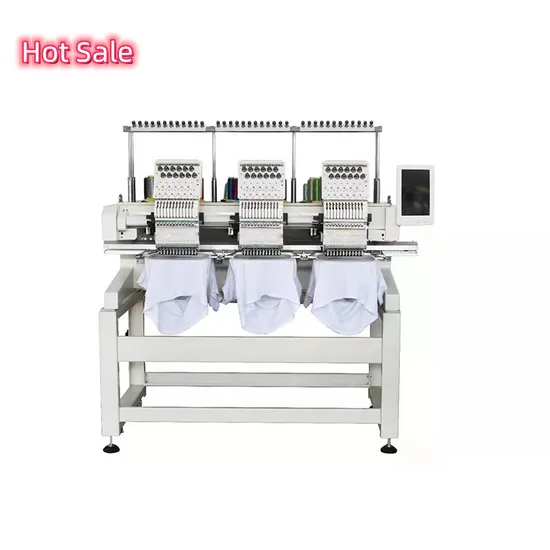Hot Sale 3 Head Computerized Embroidery Machine Maquina De Bordar
