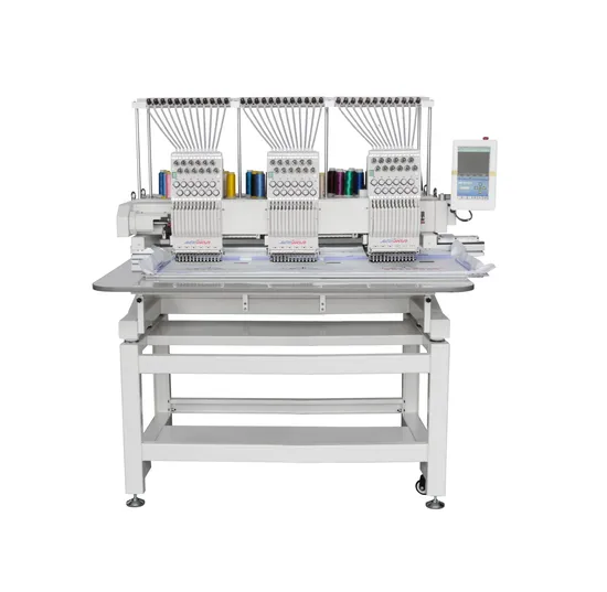 2 Years Warranty! ! ! Qhm 3 Head Computer Embroidery Machines Hat T-Shirt Flat Embroidery Factory Made in China