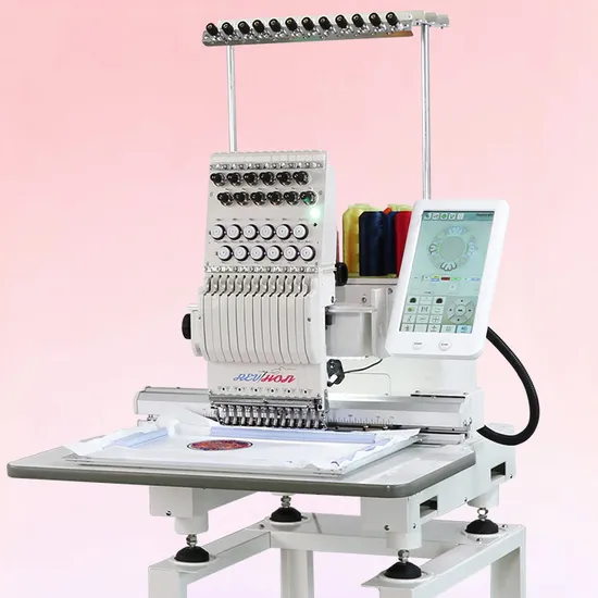 Hot Sale Single Head 9/12 Needles Free Hat Hoop Spare Parts Computerized Embroidery Machines with Prices