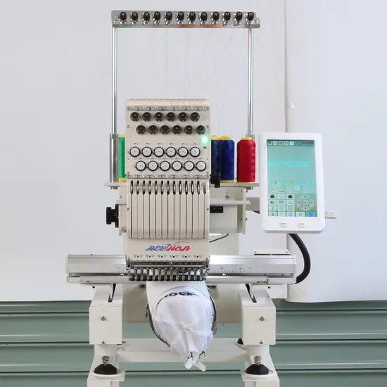 Qihong Mini Single Head Shop Computerized Embroidery Machine Leather 5star Embroidery Carpet Machine