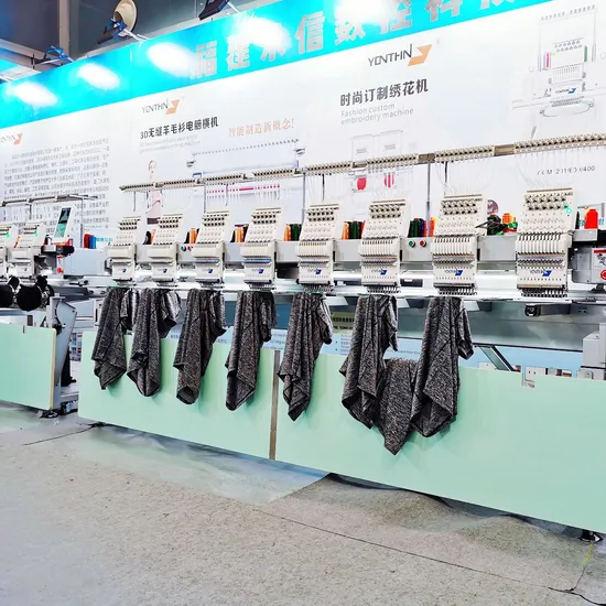Yonthin Hot Selling Industrial Suppliers Computerized 8 Heads Embroidery Patch Making Machine Price
