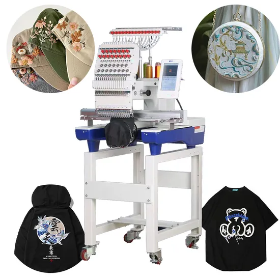 Yinghe Single Head 15 Needles Embroidery for Flat and Cap Embroidery