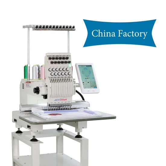 New Technology 2020 Newest 15 Needles Single Head Computer Embroidery Machine/ Cap Embroidery Machine for Hat/Tshirt/Flat/Shoes