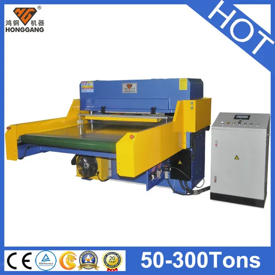 High Speed Automatic Conveyor Belt Cutting Machine (HG-B80T)