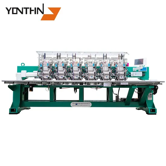 Yonthin Real Factory High Speed Computerized 6 Heads Flat/Beads/Sequence Embrodiery Machine Computer