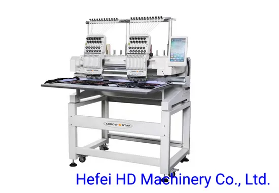 Home 2 Head Latest Automatic Computer 3D Cap Computerized Embroidery Machine for Price