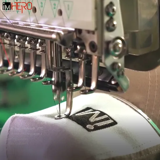 Imhero Cap Embroidery Machine; 12 Needle Embroidery Machine Cap Sewing Machine