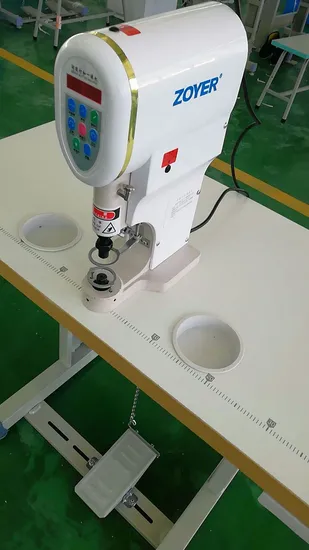 Zoyer Zy828d Safe Integrated Infrared Button Attaching Machine