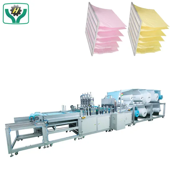 High Speed Operation Stabilizes and Improve Product Quality Air Filter Making Machine