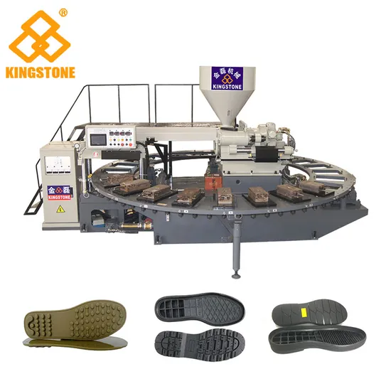Automatic Rotary One Color PVC TPR Shoe Sole Making Machine