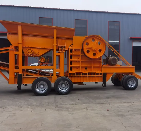 Mining PE250X400 Diesel Engine Portable Mobile Small Cone Rock Stone Concrete Impact Breaking Jaw Crusher
