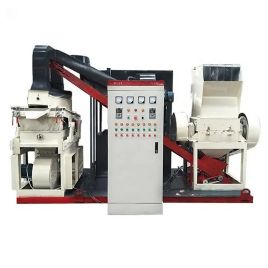 Household Copper Wire Industrial Cable Zipper Granulator Separation Recycling Machine