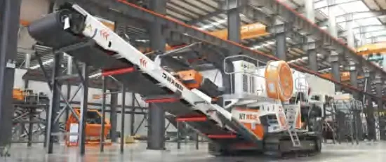 Rt116je Crawler Mobile Impact Crushing Plant