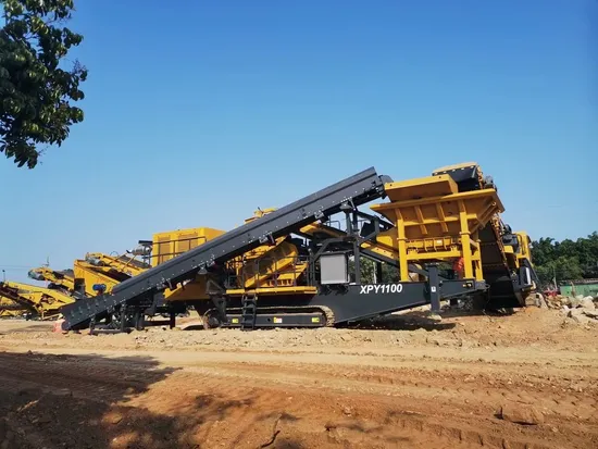 Mining Crushing 495HP Mobile Rock Cone Crusher Machine Jaw Crusher Xpy1100