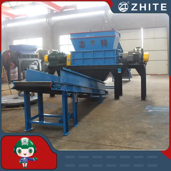 Environment Friendly Double Shafts Solid Electronic Waste Shredder Household Waste/E-Waste Crusher