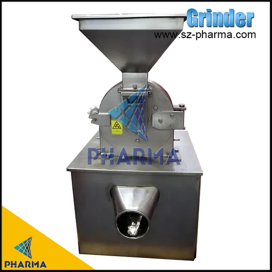 Herb Grinder Stainless Steel Water Cooled Pharmaceutical Raw Material Crusher