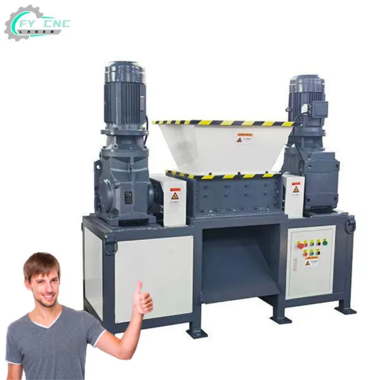 Stable Electric Two-Shaft Shredder Series Mini Waste Scrap Rock Metal Crusher