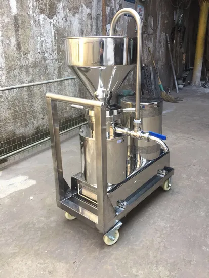 Food Grade 304 316 Vertical Milk Butter Colloid Mill Factory