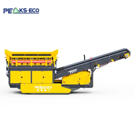 Crushing Machine Mobile Muck Crusher with Touch Screen
