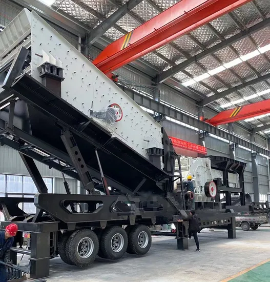 Aggregate Stone Granite Mobile Crusher Mobile Trailer Crusher