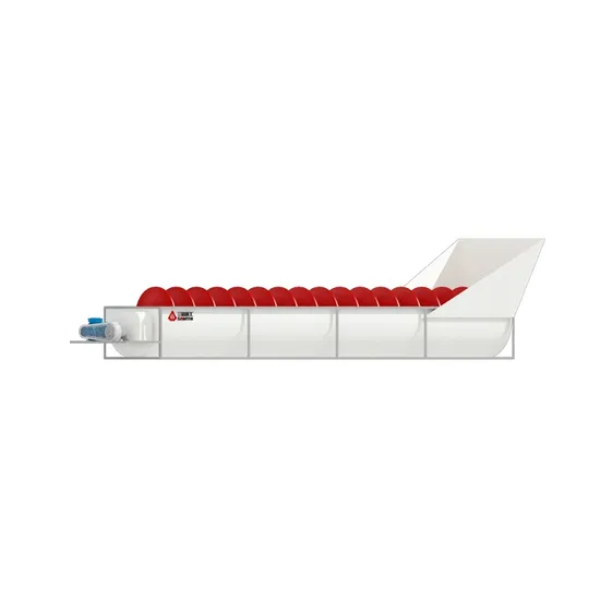 No Mud and Powder Soft Connection Structure Low Water Content Spiral Sand Washer for Construction and Road with CE