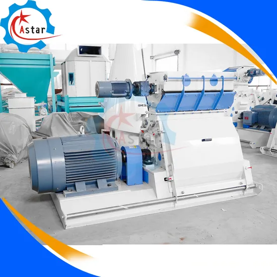Fine Grinding Wood Crusher Pulverizer Milling Machine Process Sawdust