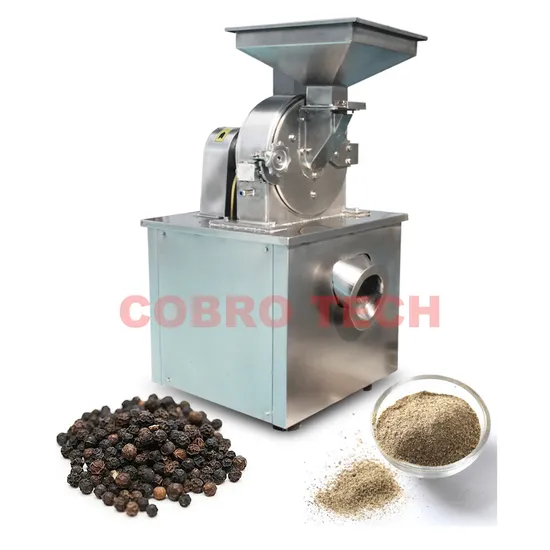 Chili Chocolate Nuts Cocoa Coffee Bean Corn Powder Pulverizer Pin Mill Crusher