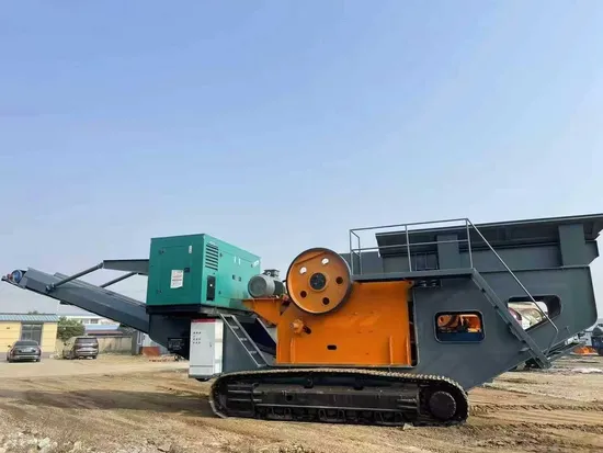100 Tph Crawler Type Stone Crusher