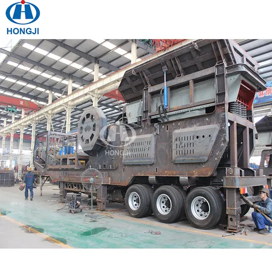 Fine Gravel Gold Ore River Stone Crusher Mobile Jaw Crusher