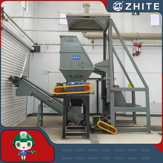 Double Shaft Medical Waste Shredder Solid Waste Wood Plastic Tyre Crusher