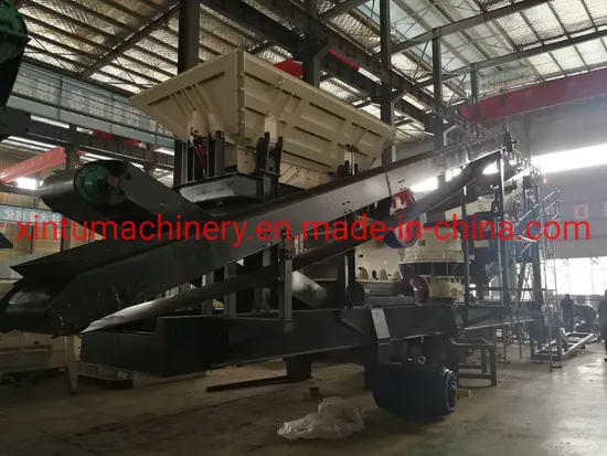 2022 Heavy Equipment Mobile Jaw Crusher Crushing Plant Line / Granite Stone Crushing/ Highway / Building