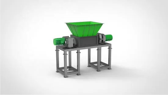 Municipal Solid Waste Shredder High Capacity for Recycling Tire Copper Line