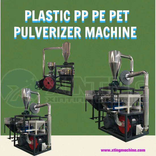 High-Speed Stainless Steel Strong PP Plastic Disc Mill Machine Pulverizing Machine