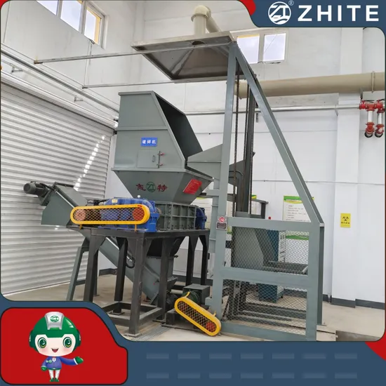 Medical Waste Industrial Plastic/Tyre/Rubber/Wood Recycling Double Shaft Shredder Crusher Machine