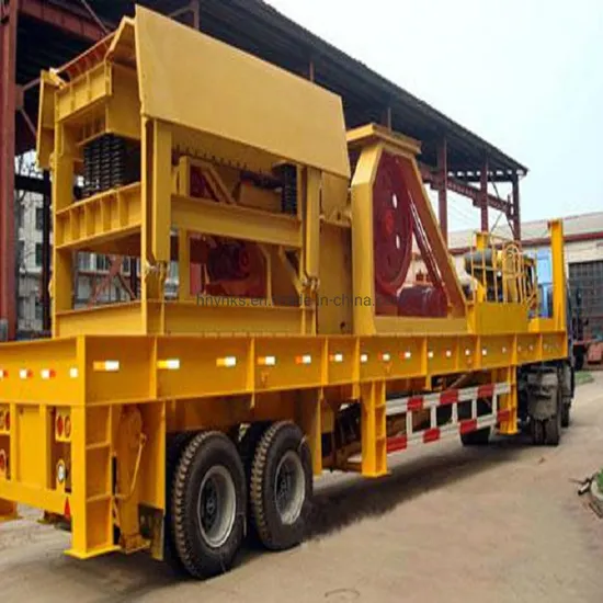 Mobile Jaw / Impact Crushing Plant for Granite Sand Stone Production