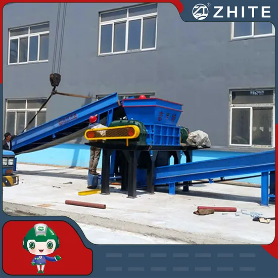 Industrial Single Shaft Waste Scrap Metal Wood Pallet Plastic PP/PE/HDPE/LDPE/PVC Pipe Shredder