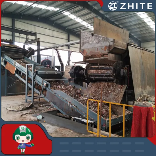Double Shaft Shredder Waste Metal/Tyre/Tire/Rubber/Wood/Plastic Crusher