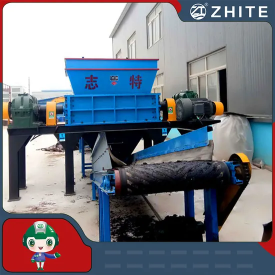 Tyres/Waste Plastic Recycling Crushing Machine Shredder