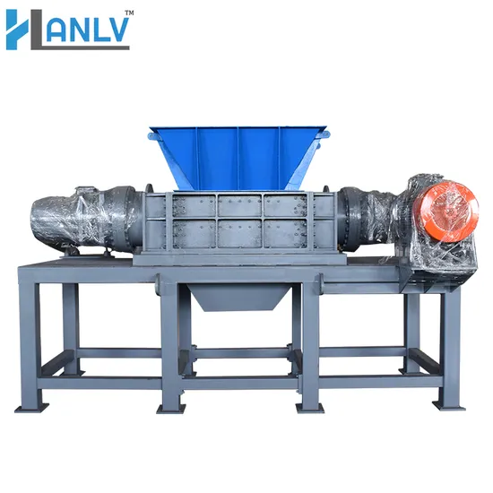 Industrial Heavy Duty Double Shaft Cardboard Box Paper Papier Carton Ledger Shredder