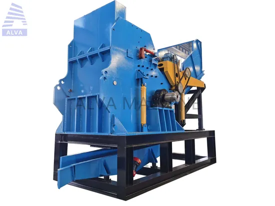 China Alva Machine High Purity Scrap Metal Recycling Machine Hammer Type Waste Bicycles Crusher Scrap Metal Crushing Machine